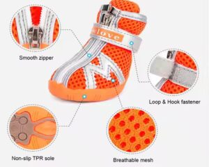 Breathable dog boots