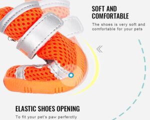 Breathable dog boots