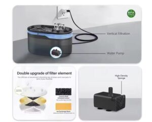 automatic pet water fountain