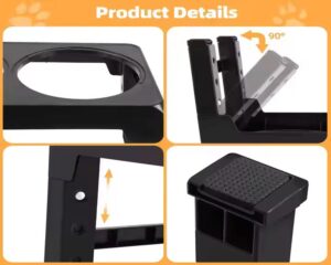 adjustable elevated dog bowls