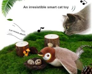 cat toy flapping bird