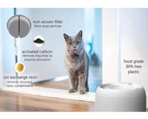 filtered water fountain for cats