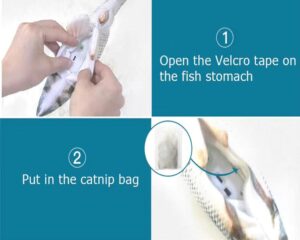 catnip fish cat toy