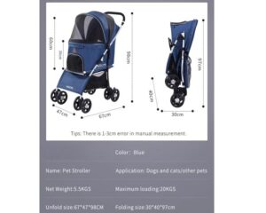 folding pet stroller