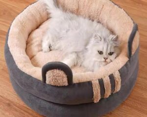 round cat bed
