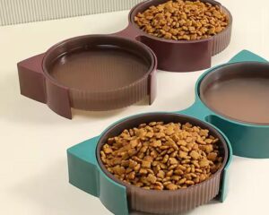 double cat bowl