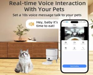 smart pet feeder with camera