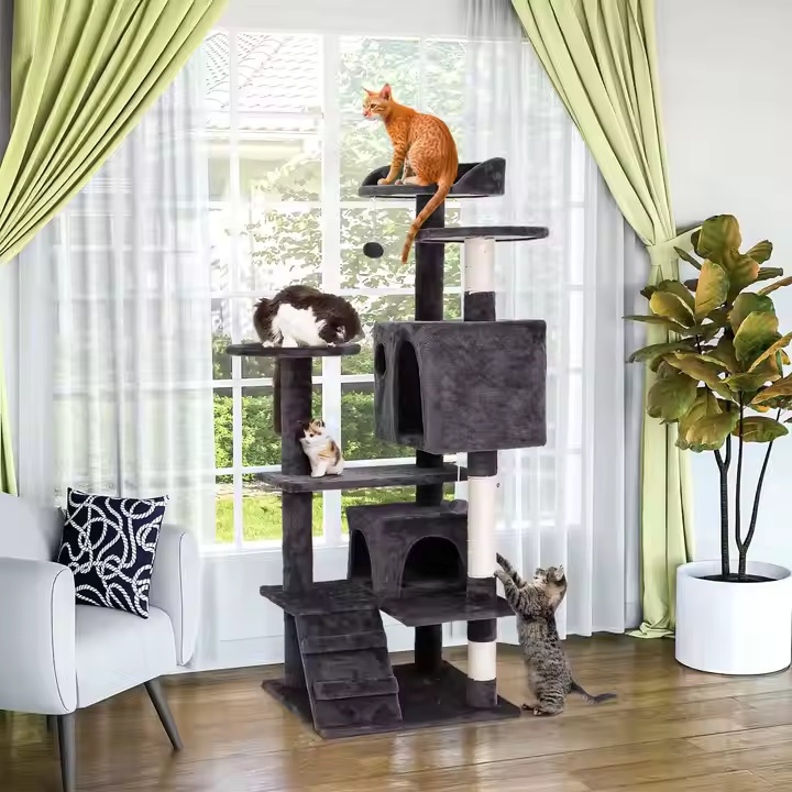wholesale cat trees, elevated cat feeding stand, wholesale cat furniture
