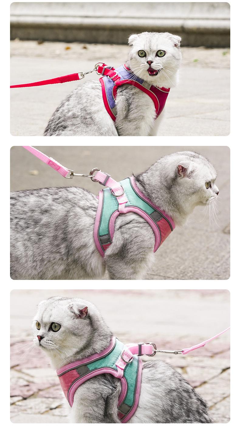 cute cat harness, cat harness with leash​, cat harnesses for walking​