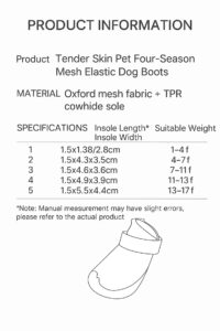 breathable dog shoes