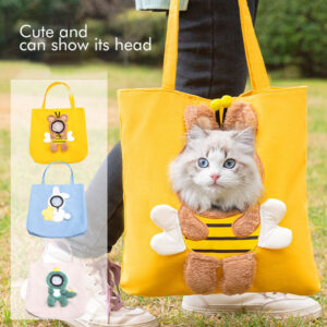 canvas cat bag