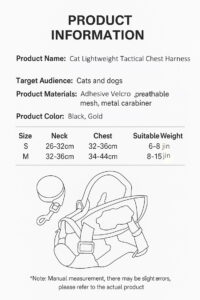cat carrier harness